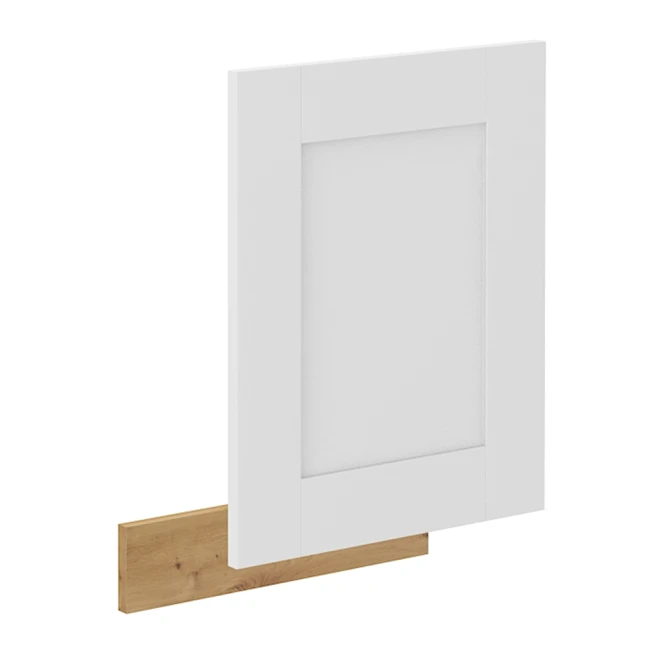 Dvířka na myčku nádobí, bílá / dub artisan, LULA ZM 570x446