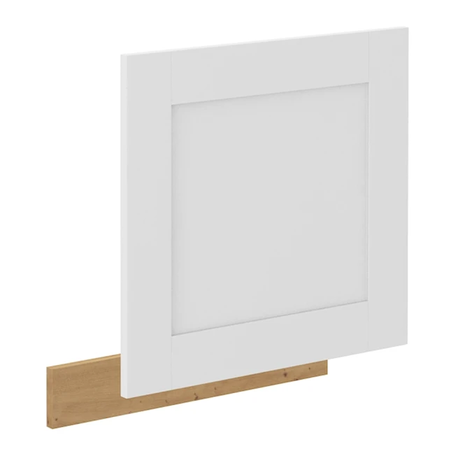 Dvířka na myčku nádobí, bílá / dub artisan, LULA ZM 570x596