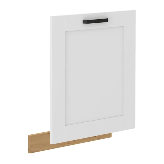 Dvířka na myčku nádobí, bílá / dub artisan, LULA ZM 713x596