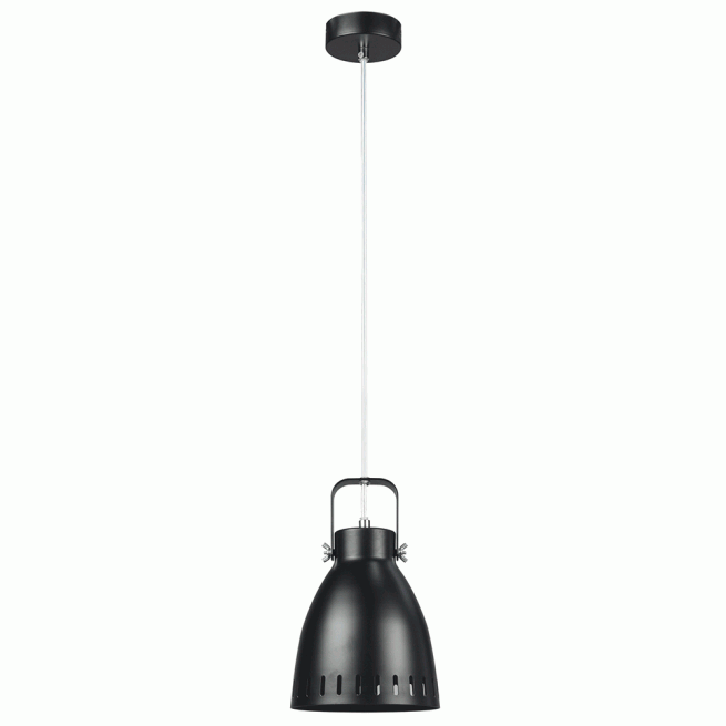 Visící lampa, černá / kov, AIDEN typ3