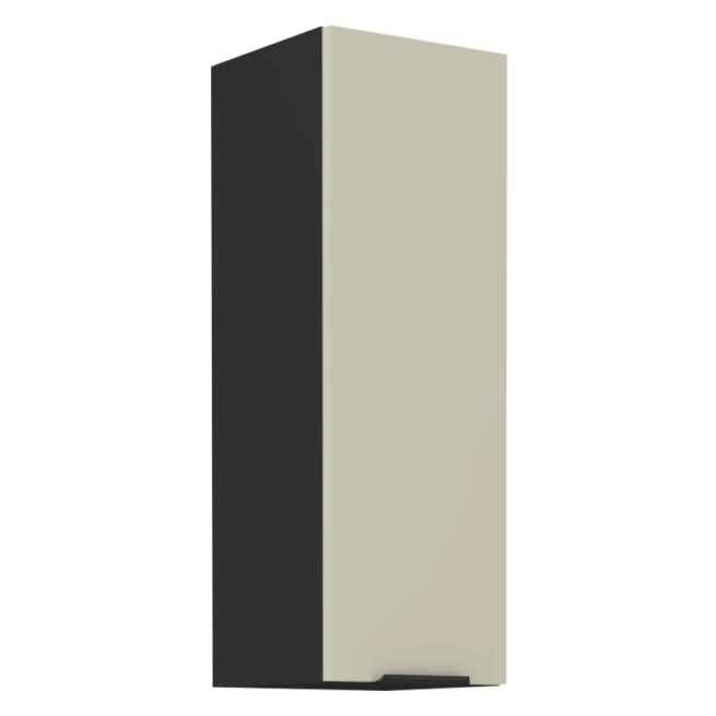 Horní skříňka, cashmere / černá, ARAKA 30 G-90 1F