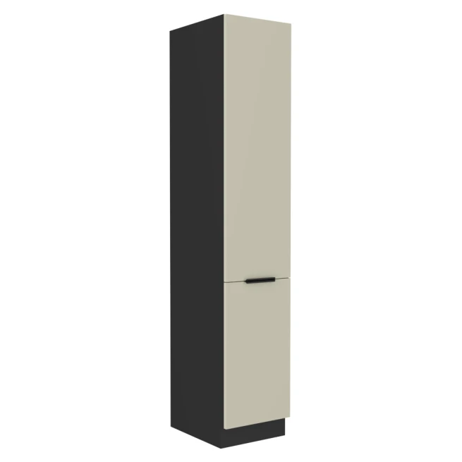 Vysoká skříňka, cashmere / černá, ARAKA 40 DK-210 2F