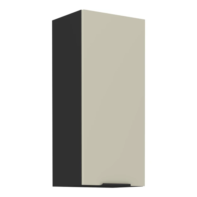 Horní skříňka, cashmere / černá, ARAKA 40 G-90 1F