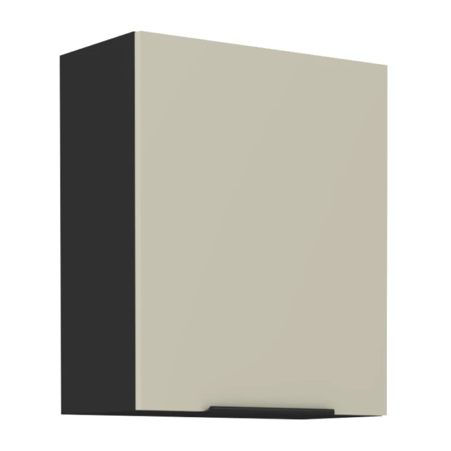 Horní skříňka, cashmere / černá, ARAKA 60 G-72 1F