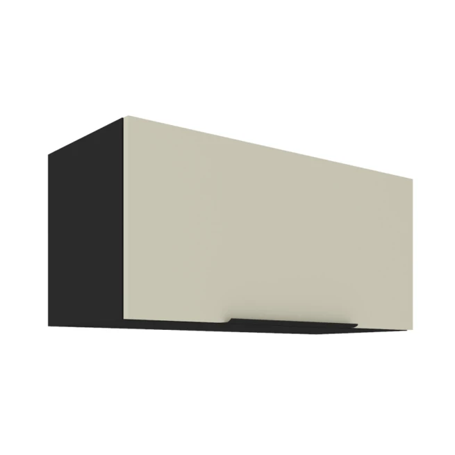 Horní skříňka, cashmere / černá, ARAKA 80 GU-36 1F