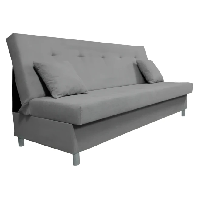 Rozkládací pohovka, šedá, ALADA