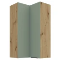 Horní rohová skříňka, aquamarine/dub artisan, ARSANY 60x60&hellip;