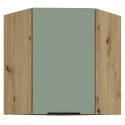 Horní rohová skříňka, aquamarine/dub artisan, ARSANY 60x60&hellip;
