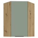 Horní rohová skříňka, aquamarine/dub artisan, ARSANY 60x60&hellip;