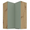 Horní rohová skříňka, aquamarine/dub artisan, ARSANY 60x60&hellip;