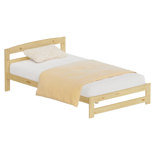 Postel s roštem, přírodní, 120x200, AZRA