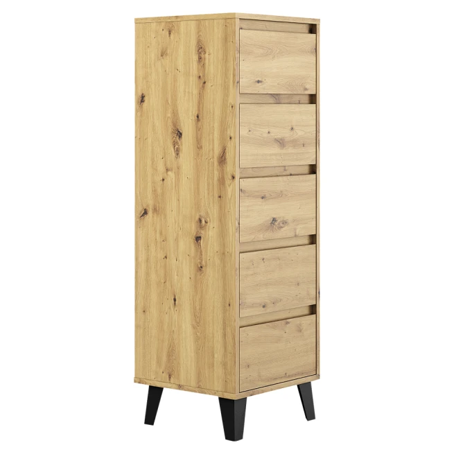 Komoda, dub artisan, BOGAN 5S40