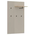 Věšákový panel 85, šedohnědá Taupe/dub silverjack, DOMCA
