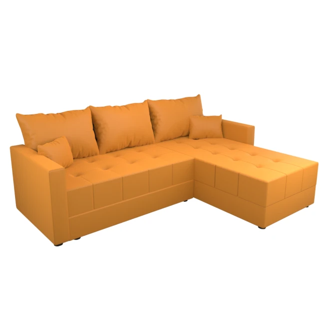 Univerzální sedací souprava, hořčicová, DUAN ROH