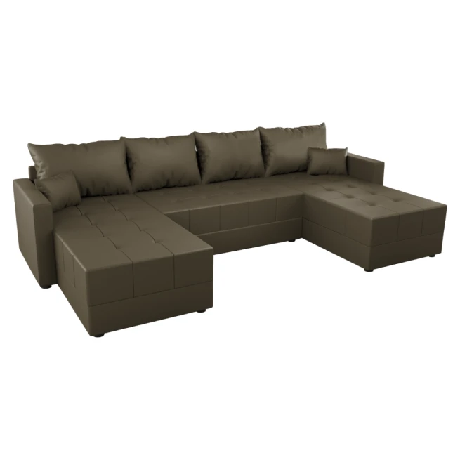 Univerzální sedací souprava, hnědá, DUAN U UNI