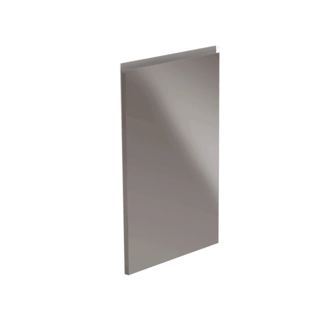 Dvířka na myčku, bílá / šedý extra vysoký lesk HG, 59,6x71,3, AURORA