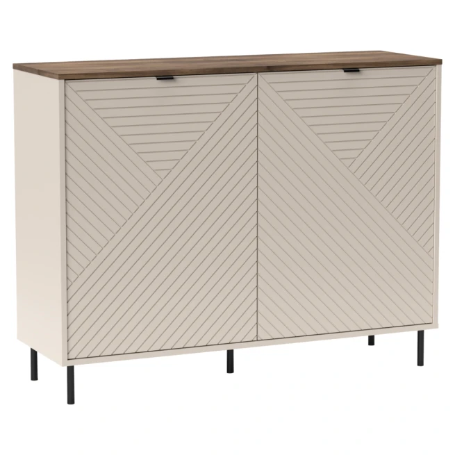 Komoda, kašmír/dub castello, EYCO 2D