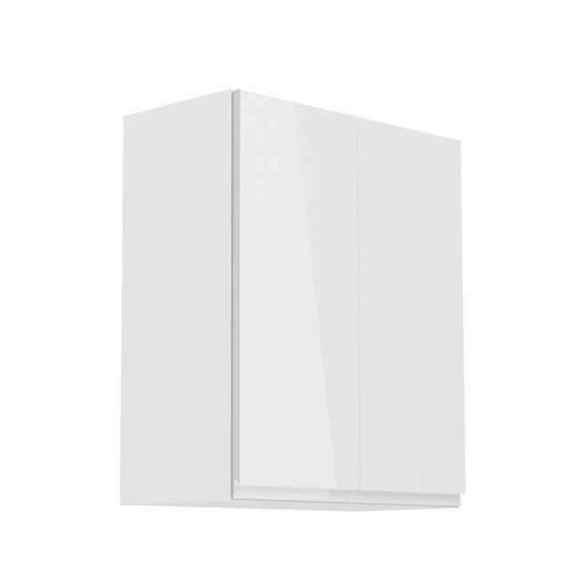 Horní skříňka, bílá/bílý extra vysoký lesk, AURORA G602F