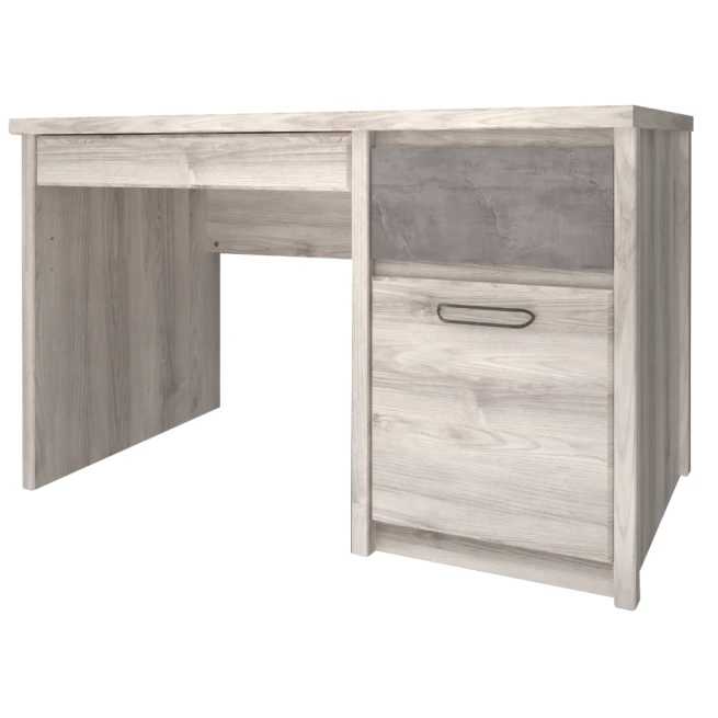 PC stůl 1D2S, kaštan nairobi/onyx, JESI NEW