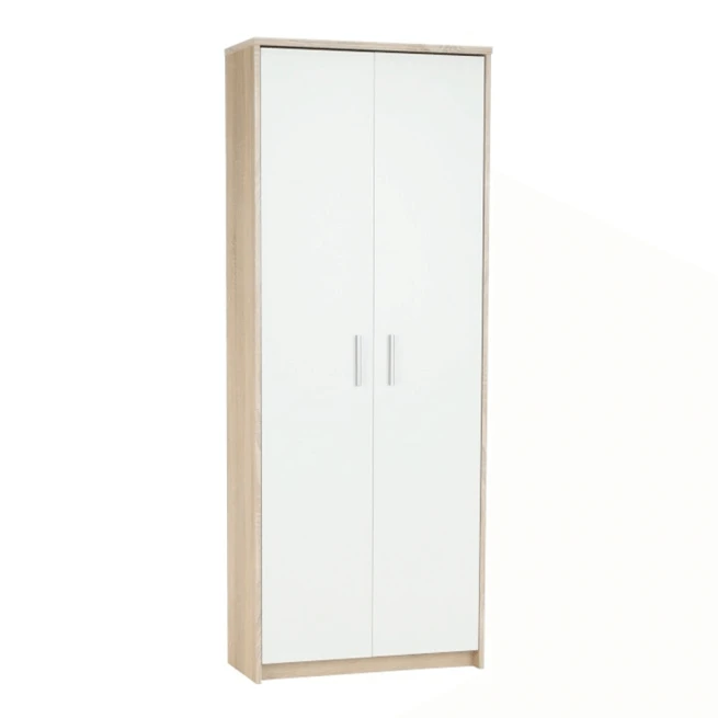 Kancelářská skříň, dub sonoma/bílá, JOHAN 2 NEW 05