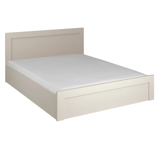 Postel s úložným prostorem, 160x200, kašmír/dub evoke, KAROS