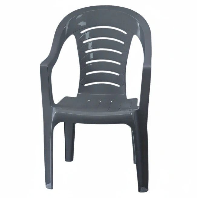 Zahradní stohovatelné křeslo, antracit, KESIA