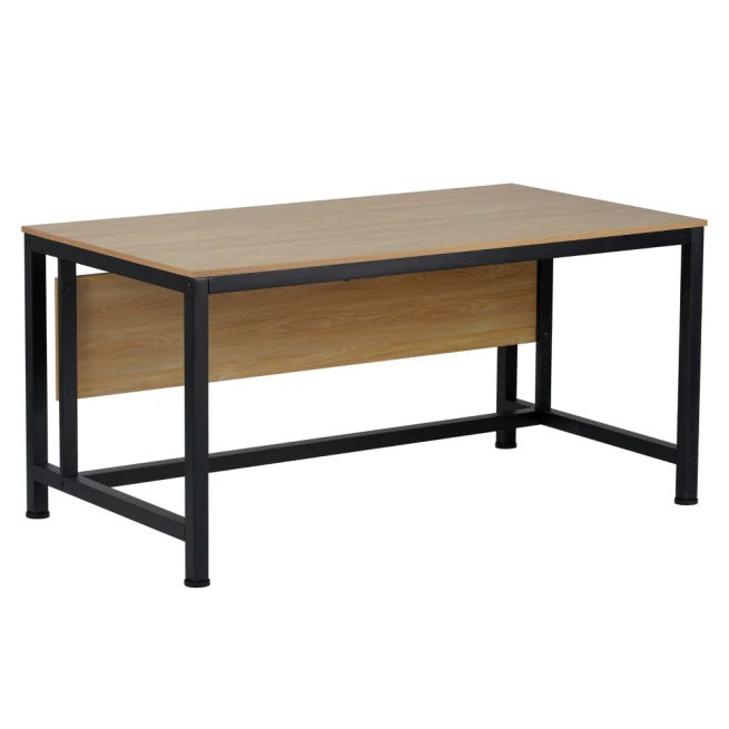 Psací stůl, dub/černá, 120x80 cm, KILIS NEW