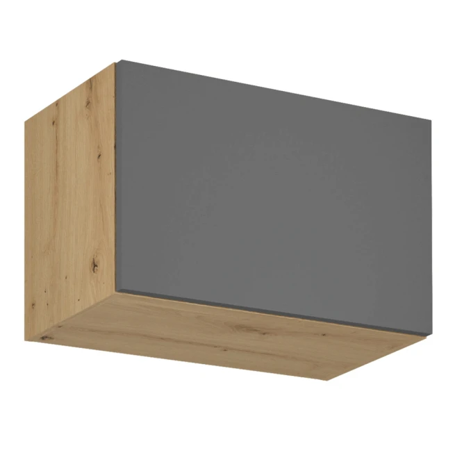 Horní skříňka, dub artisan / šedý mat, LANGEN G60KN