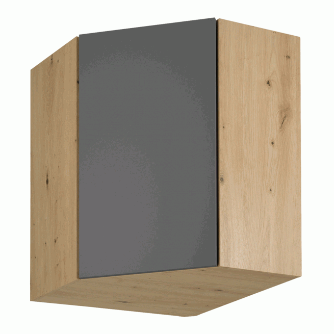 Horní skříňka, dub artisan/šedý mat, LANGEN G60N