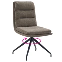 Otočná židle, béžová/černá, LINA