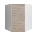 Skříňka horní GR, bílá/dub sonoma, LINE