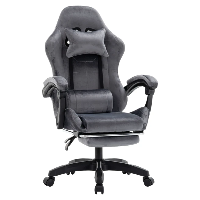 Kancelářské/herní křeslo, šedá, LOPES