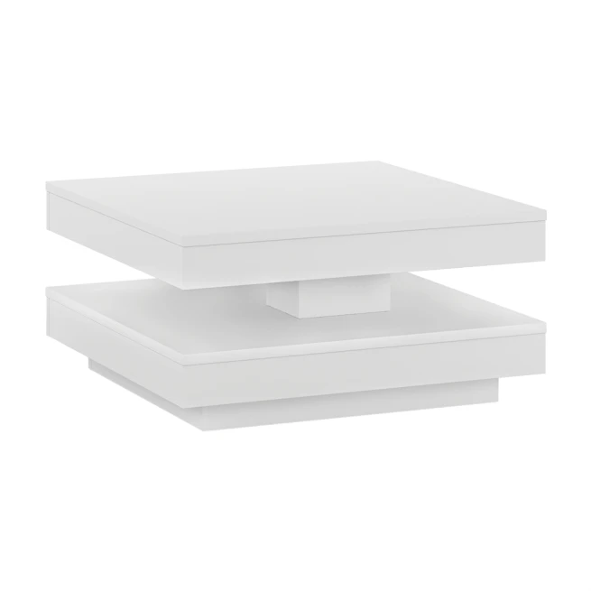 Konferenční stolek, bílá, MANDY