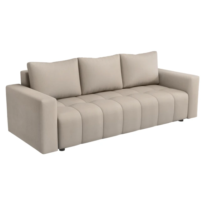 Rozkládací pohovka, šedobéžová, MARIK