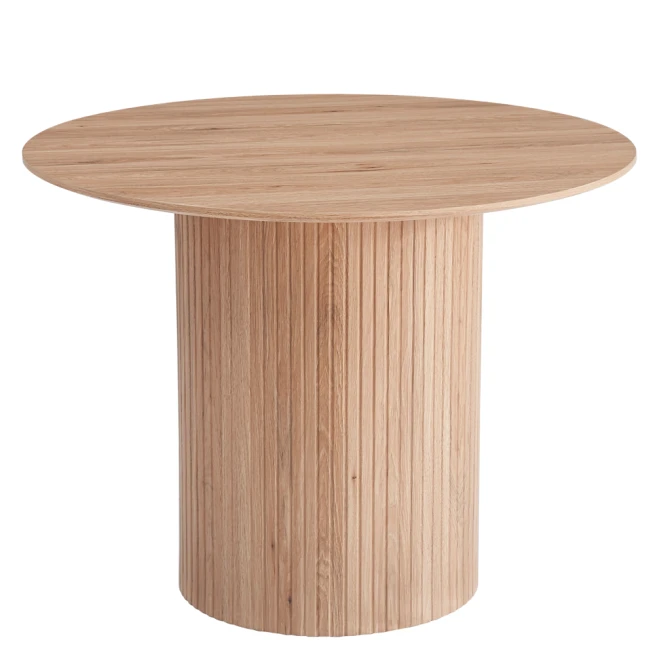 Jídelní stůl, dub, průměr 100 cm, PAOLO