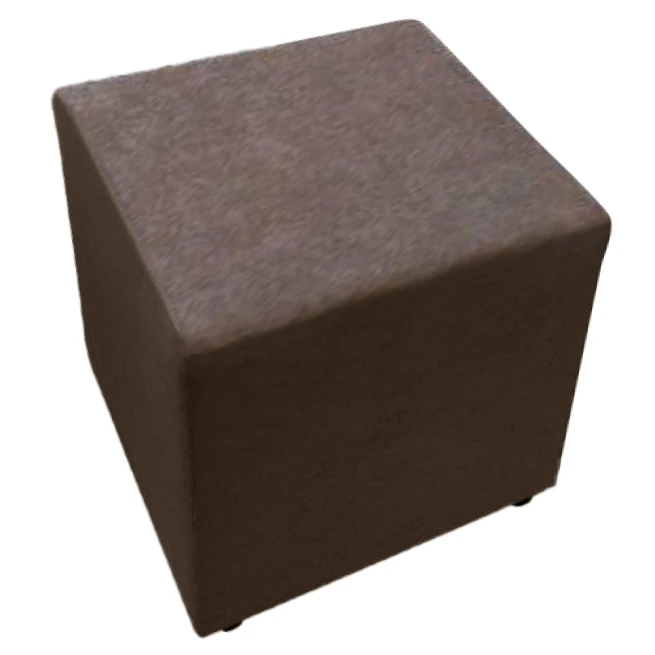 Taburet, látka Alova, hnědá, REGOR