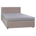 Postel s úložným prostorem, 160x200, béžová, RUNOL