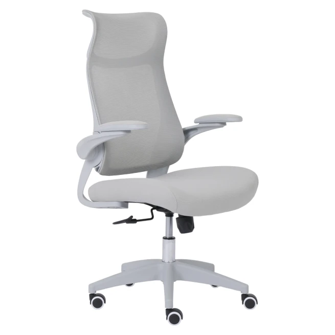 Kancelářské křeslo, šedá, SETON