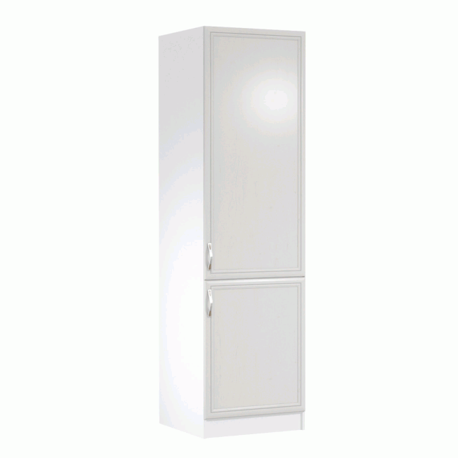 Skříňka na vestavěnou lednici D60ZL, pravá, bíla/sosna Andersen, SICILIA