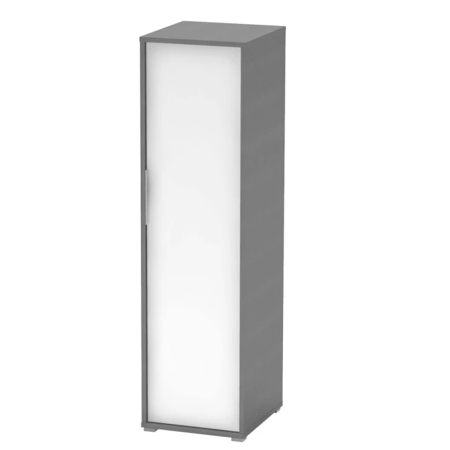 Věšáková skříň, grafit / bílá, RIOMA NEW TYP 20