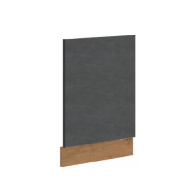 Dvířka na vestavnou myčku nádobí, šedá matná / dub lancelot, VEGA ZM 570x446