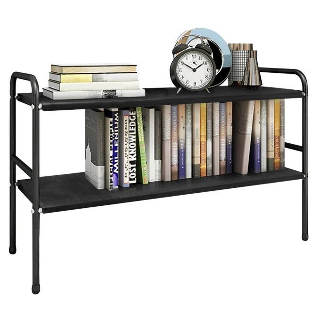 Nastavitelný regál, černá, SOMER