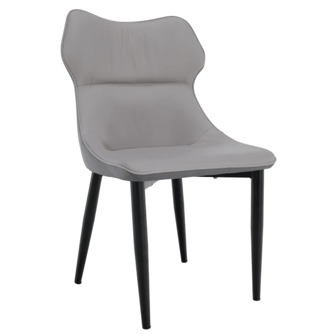 Jídelní židle, světle šedá/tmavě šedá/černá, TABITA