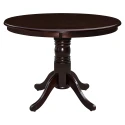 Jídelní stůl, kulatý, kaštan, průměr 106 cm, TABLOS NEW