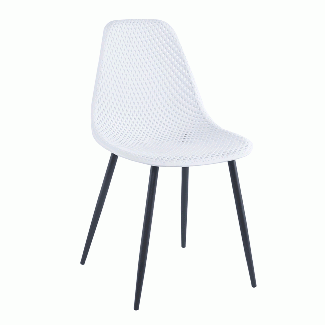 Jídelní židle, bílá, TEGRA TYP 2