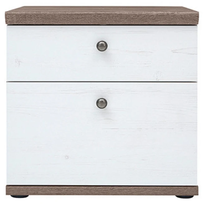 Noční stolek, borovice canyon/dub sonoma trufel, TEINA KOM2S