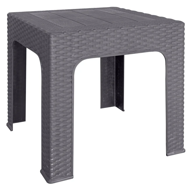 Zahradní odkládací stolek, šedá, ZAMA