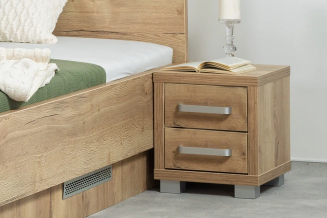 Noční stolek dvojzásuvka