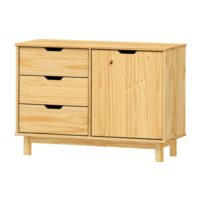 Komoda 1 dveře + 3 zásuvky BONITO 2 lak