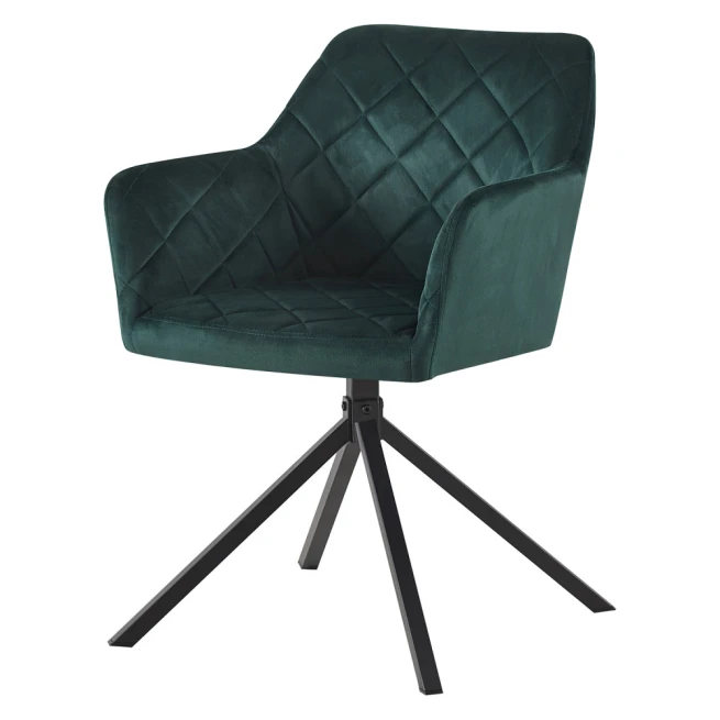 Jídelní židle SINES zelený samet